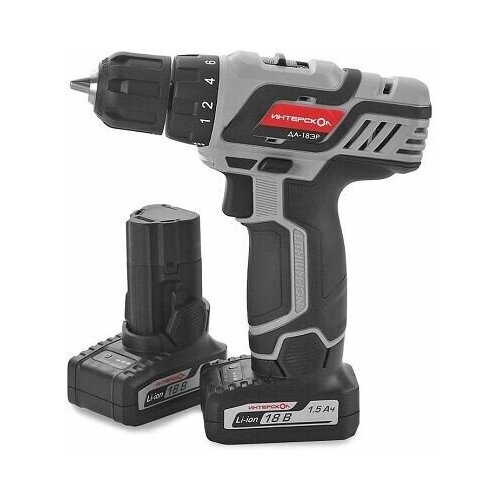 Аккумуляторная дрель-шуруповерт Интерскол ДА-18ЭР Промо 513300₽