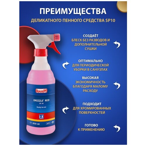 Buzil Drizzle Red SP10 чистящее средство против запаха, для санузлов, ванных комнат, сантехники / бузиль