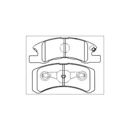 Колодки передние Akyoto AKD-6428 Daihatsu: 0449197218000 0449197209000 0449197206000 0449197203000. Mitsubishi: