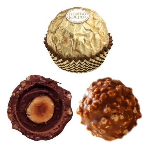 Конфеты Ferrero Rocher хрустящие из молочного шоколада 200г - фото №9