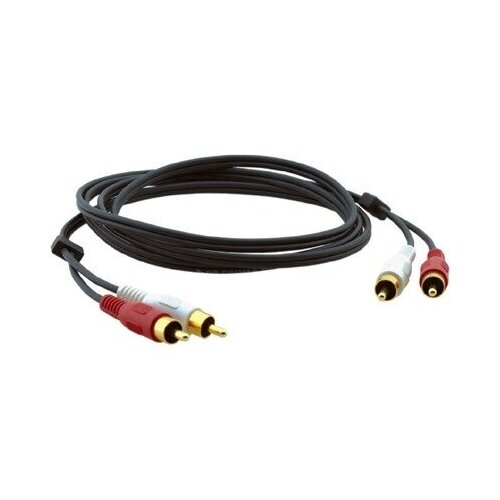 кабель аудио 2xrca 2xrca dynavox black line stereo cable 207480 1 0m Кабель 2 RCA на 2 RCA Kramer C-2RAM/2RAM-6 1.8m