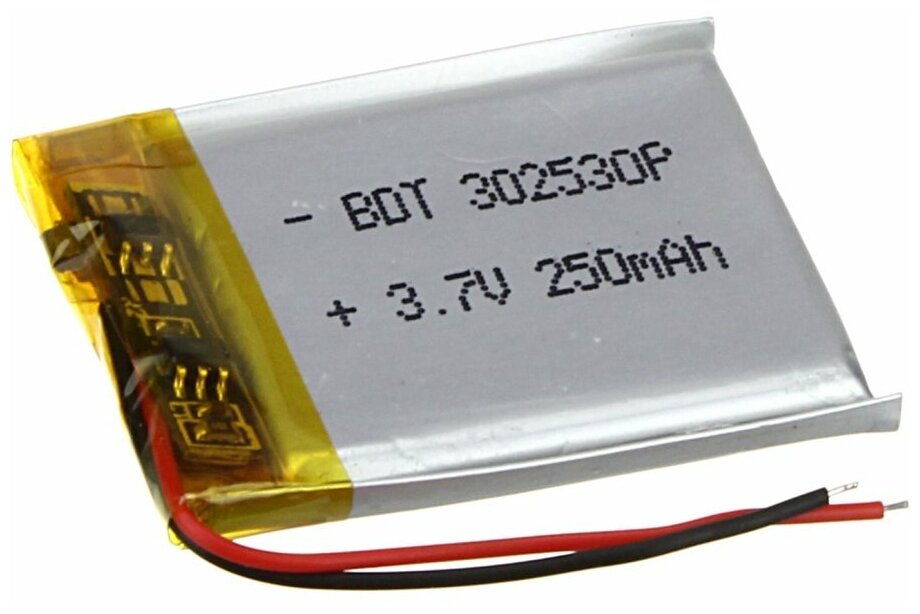 Аккумулятор 3.7V 0.25Ah Li-Po 302530