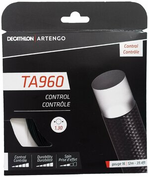 Струны для теннисной ракетки TA 960 Control 1,3 мм моноволоконные ARTENGO X Decathlon