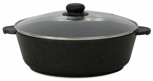 Сковорода-жаровня Маруся Мрамор 7332ж, диаметр 32 см
