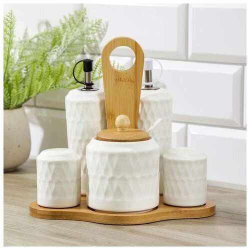 фото Набор д/специй и соусов эстет 5478710 / 5 предметов сима-ленд