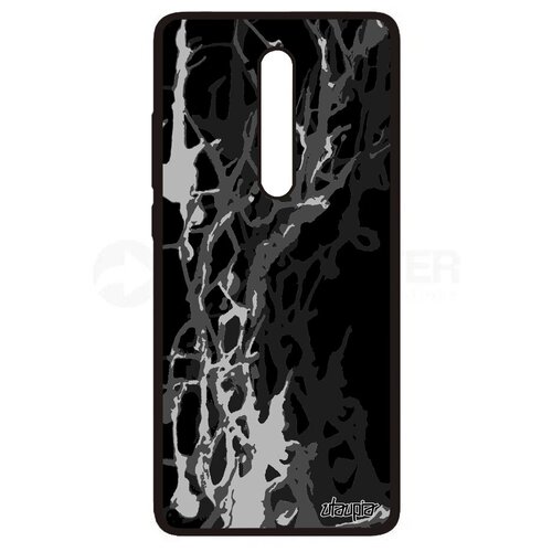 фото Яркий чехол для // xiaomi mi 9t // "огонь" абстрактный эффект, utaupia, серый