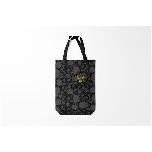 фото Сумка-шоппер / 31х42 см / патриотичные / флаг россии герб хохлома burnettie