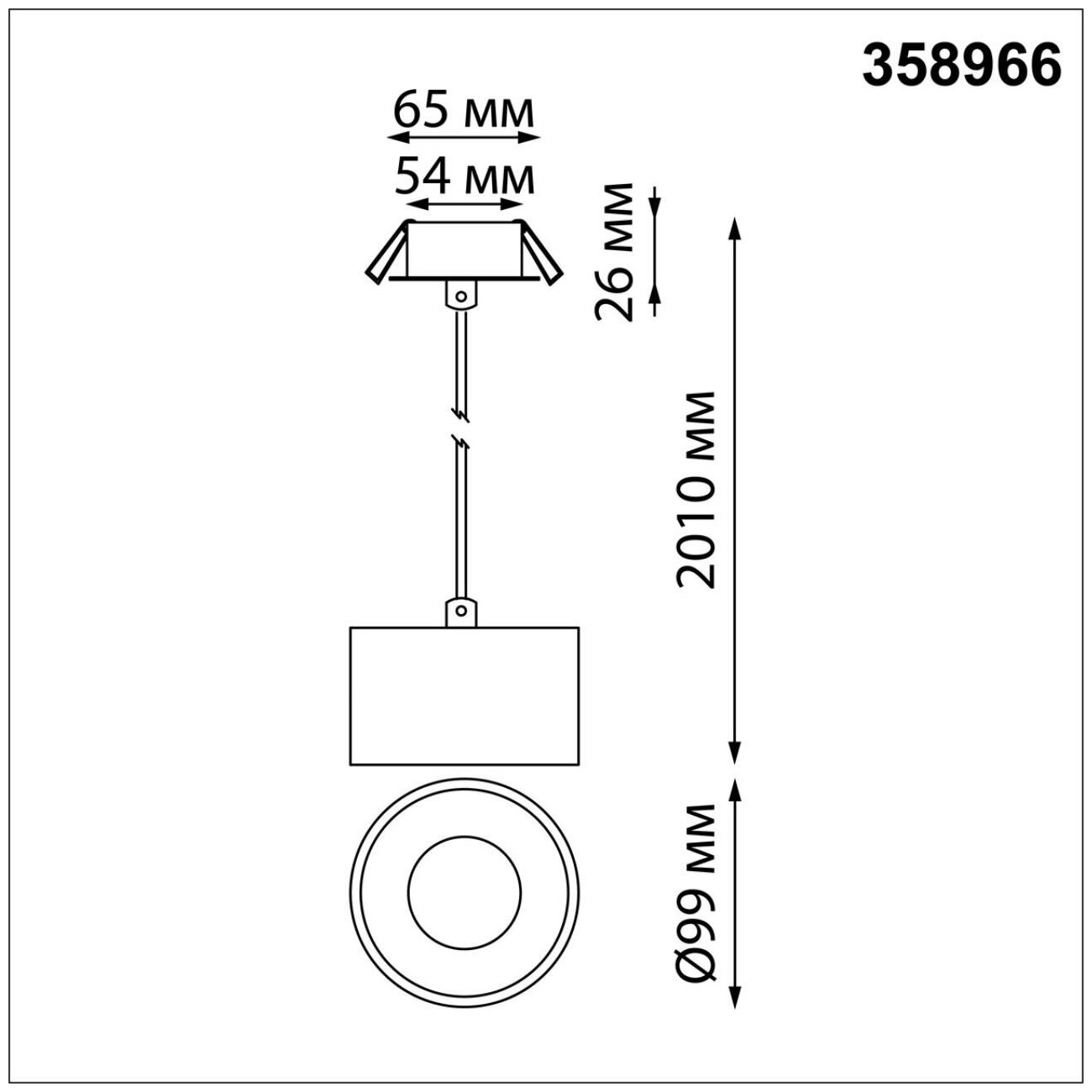 NOVOTECH 358966 SPOT NT22 242 бронза св. Светильник встраиваемый с перекл. цв. температуры, провод 2м IP20 LED 3000К\4000К\6000К 12W вниз + 3W вверх 110-265V G - фотография № 3