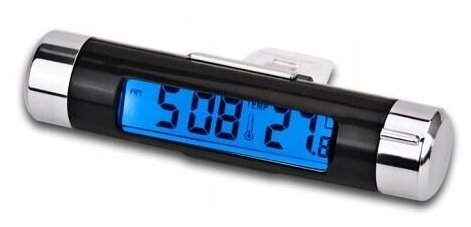 Термометр часы автомобильные OT-CLC01