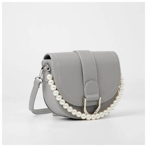 фото Мессенджер, отдел на клапане, длинный ремень, цвет серый нет бренда