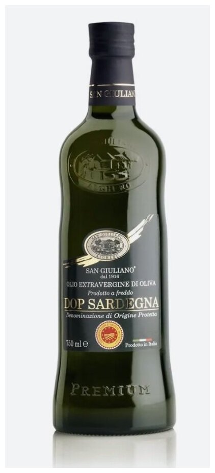 Масло оливковое нерафинированное San Giuliano "DOP Sardegna" (Доп Сардиния) Extra Vergine, 500 мл