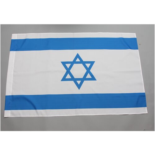фото Флаг израиля 90х135 см (полиэфир, карман слева), юнти юнти-флаги