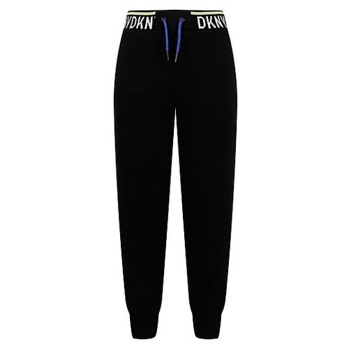 Брюки спортивные DKNY, размер 152, черный брюки dkny размер 176 черный