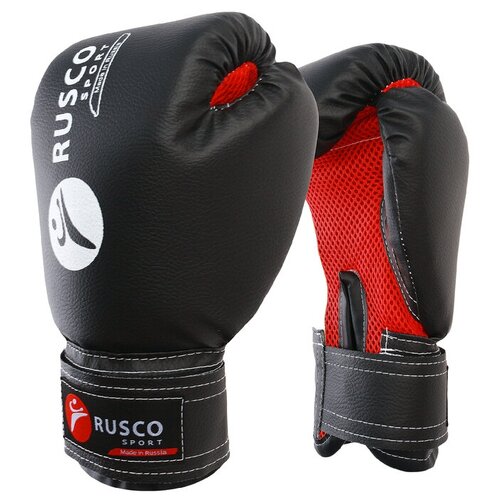 Перчатки боксерские RUSCO SPORT кож. зам. 8 Oz черные 2947736