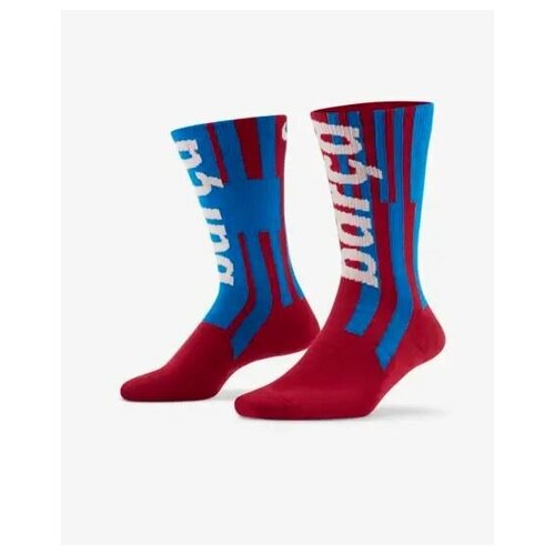 Носки NIKE, размер M, бордовый носки nike fc barcelona snkr sox размер 38 42