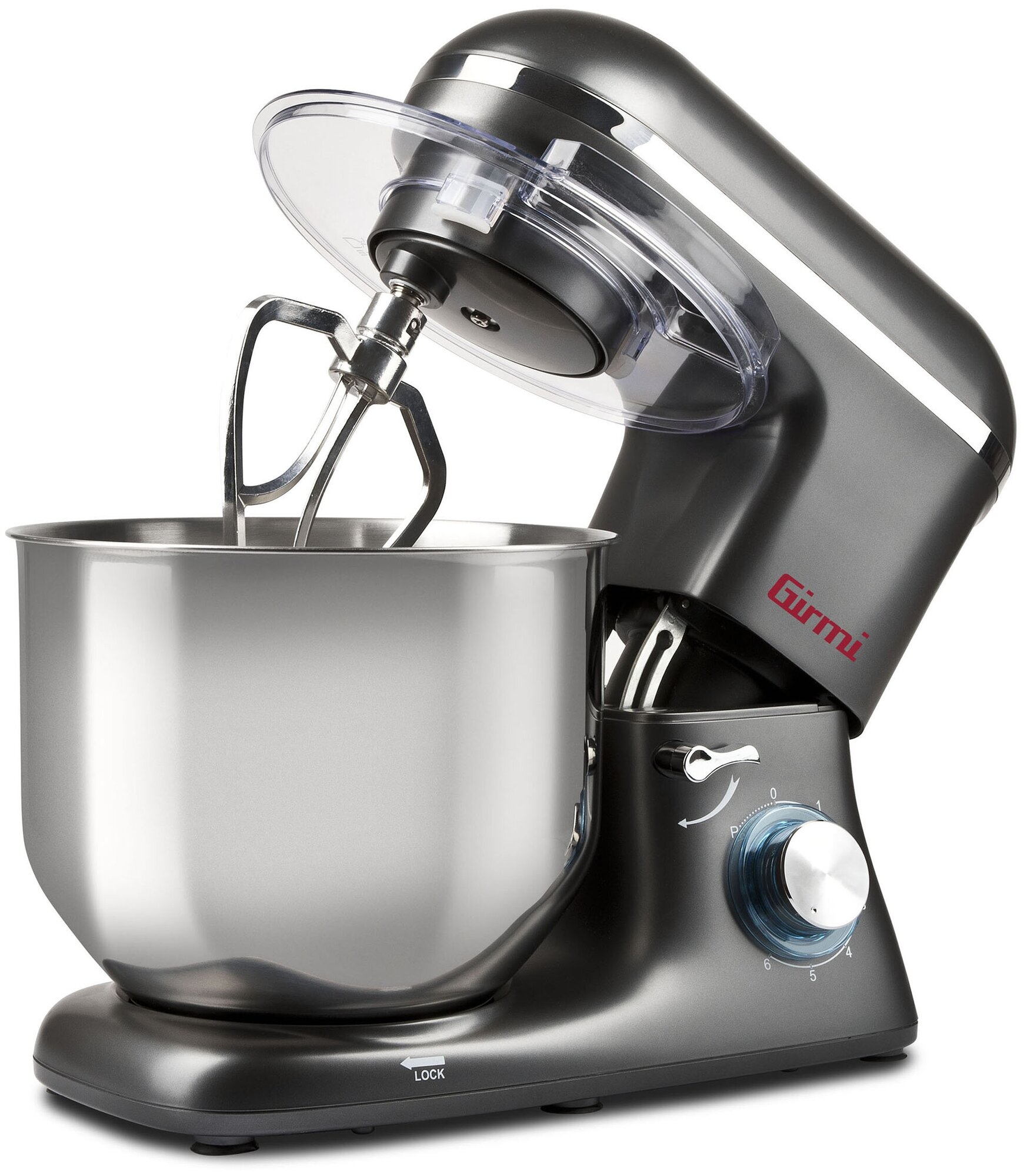 фото Тестомес - планетарный миксер Girmi IM46 Gastronomo профессиональный чаша 8.0 литров