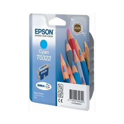 Картридж Epson C13T03224010 STYLUS COLOR С-70/80 синий