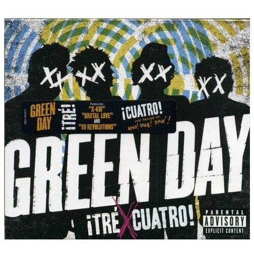 GREEN DAY TRE! X CUATRO! CD+DVD Slipcase CD