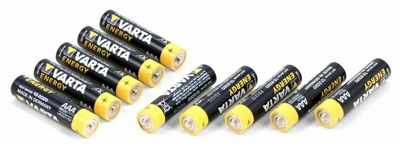 Батарейки мизинчиковые VARTA LR03 (AAA) Energy, 1.5V (10 шт)