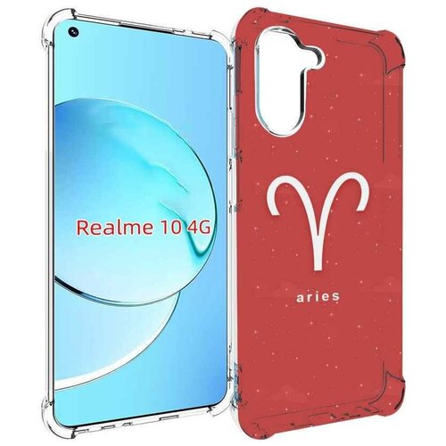 Чехол MyPads знак-зодиака-овен-5 для Realme 10 задняя-панель-накладка-бампер