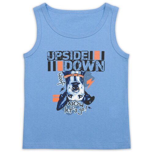 фото Майка pelican buvd3272 для мальчиков, цвет голубой, размер 5