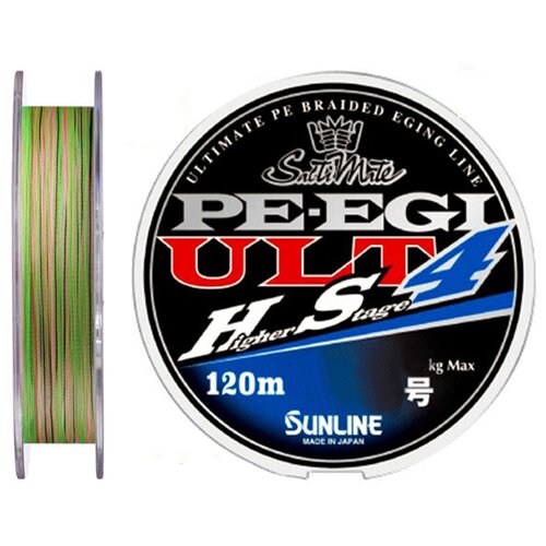 Шнур Sunline PE EGI ULT HS4 120m #1.0/0.165mm 7.7kg