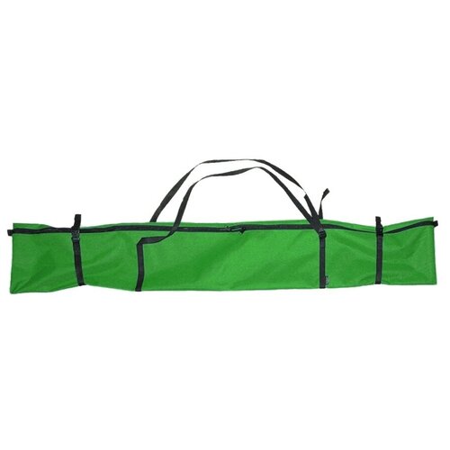 Чехол для беговых лыж на 1-2 комплекта 140 см, TERRA, зеленый