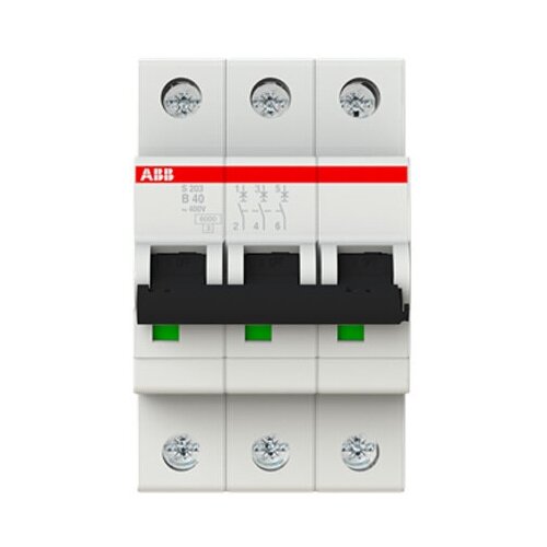 Автоматический выключатель ABB 3P S203 B40 (2шт) (арт. 2CDS253001R0405-2)