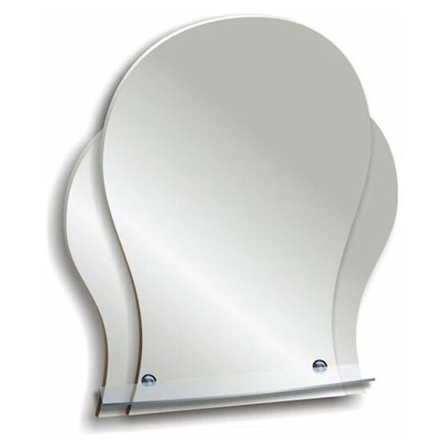 Зеркало «Манго», настенное, с полочкой, 53,5х57 см