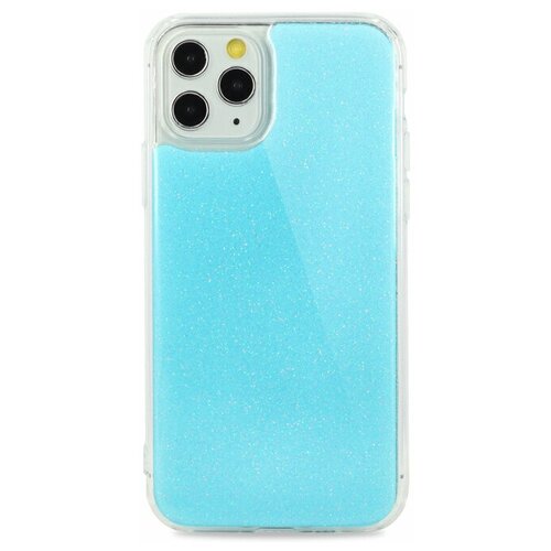 фото Чехол для iphone 11pro max glint силикон+гель (голубой) pastila