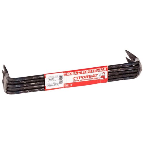 Скоба строительная Стройбат 320 х 8 мм 5 шт 830₽