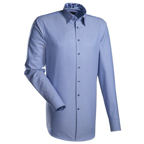 фото Рубашка jacques britt размер 41 синий/белый