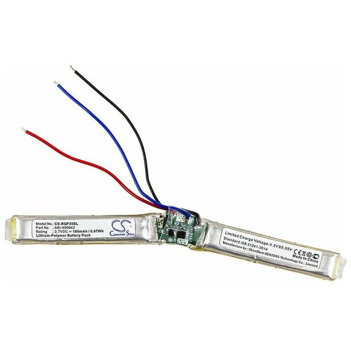 фото Аккумуляторная батарея cameronsino cs- bqf30sl для наушников bose quietcontrol 30 (pa- bs30) 180mah cameron sino