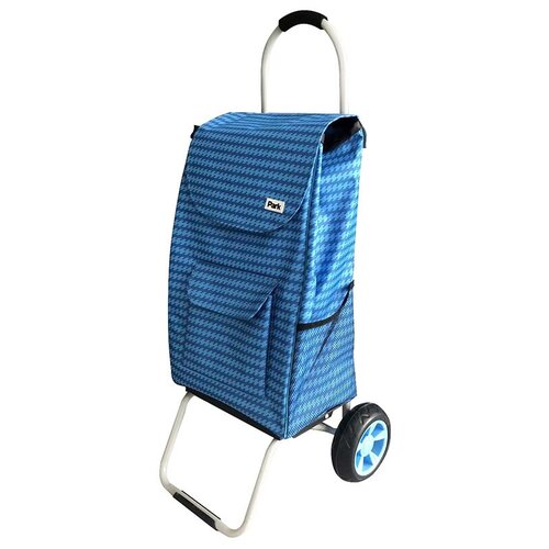 фото Сумка-тележка тележка для багажа park, 28 л, 39х94х40 см, голубой