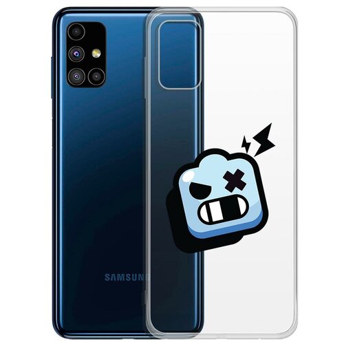 фото Чехол-накладка clear case brawl stars-роборубка для samsung galaxy m51 (m515) krutoff group