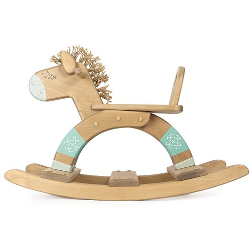 Детская качалка WOODYCREW (размер S) деревянная лошадка Alice из берёзы
