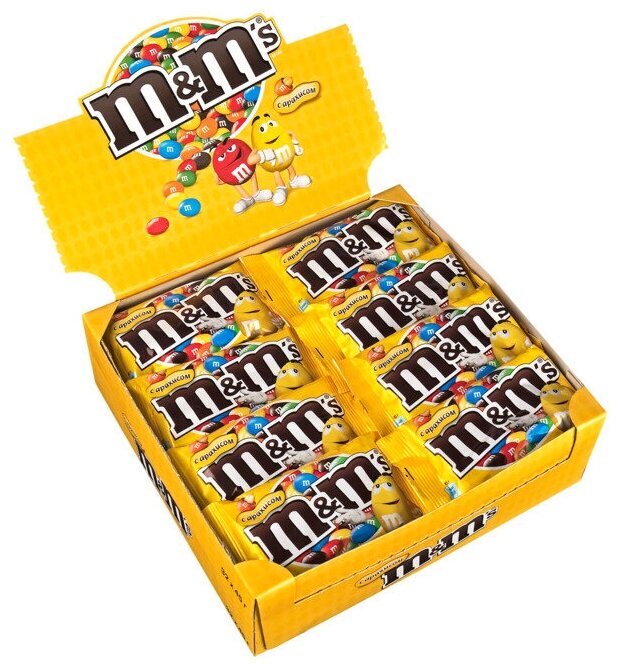 Драже M&M's ММдемс с арахисом, 45г х 32 шт