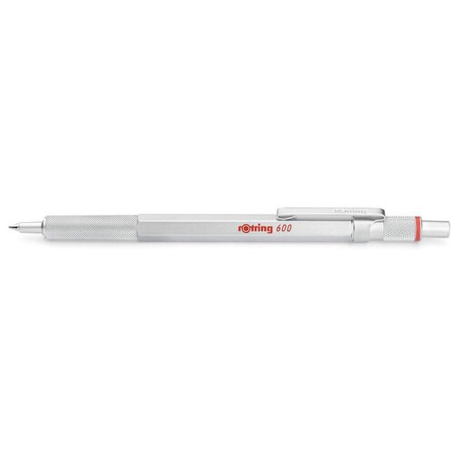 Ручка Rotring шариков. 600 (2032578) серебристый d=0.5мм черн. черн.