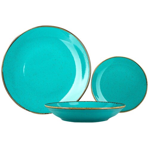 Набор посуды столовый Сизонс, 18 предметов ( 6 обеденных тарелок 28 см; 6 десертных тарелок 18 см; 6 глубо