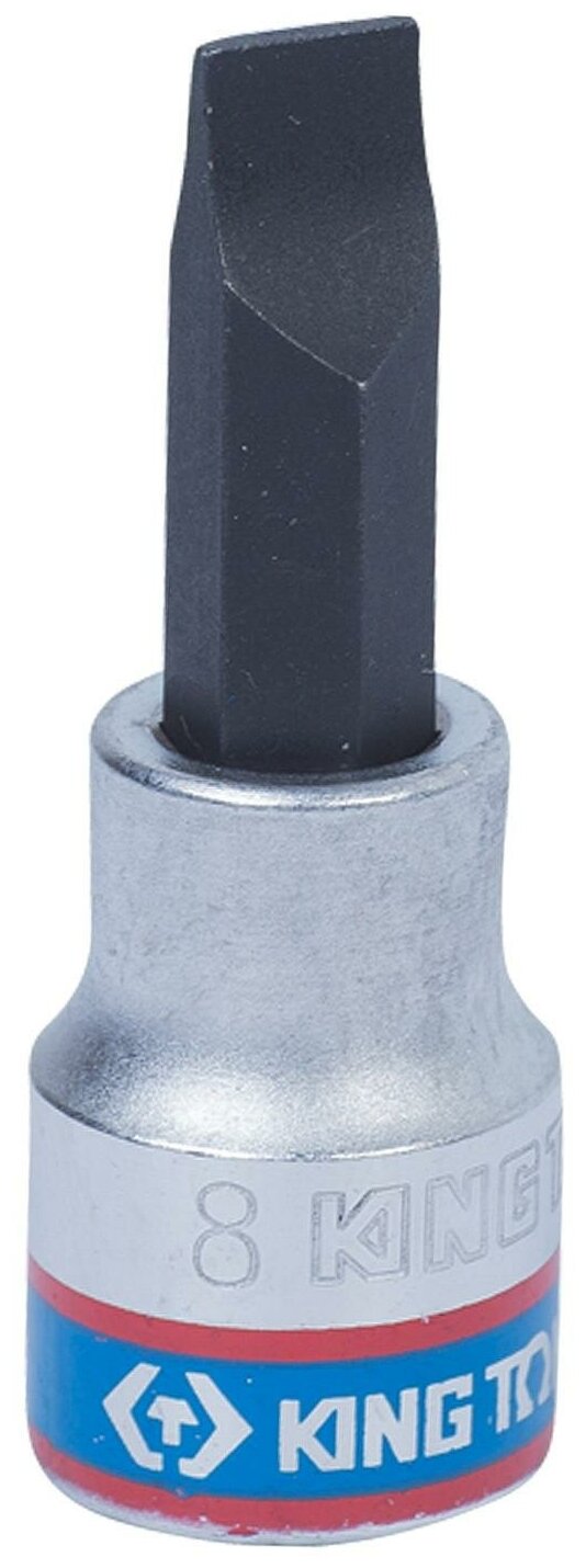 Торцевая насадка (бита) 3/8", Slotted, 1.2х8мм, 50мм KING TONY 302208