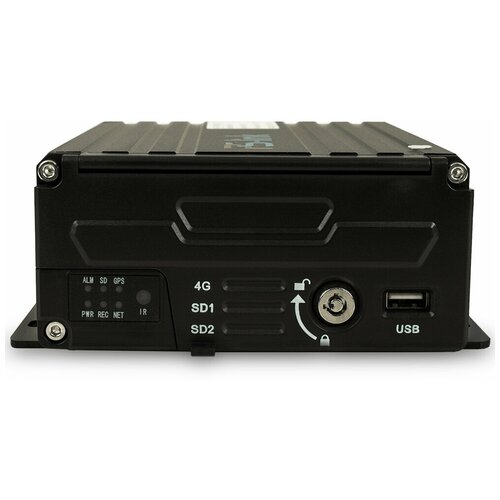 Видеорегистратор для транспорта Ps-Link PS-A9814-G на 4 канала с GPS модулем, поддержкой 2Мп AHD камер, записью на HDD, SD