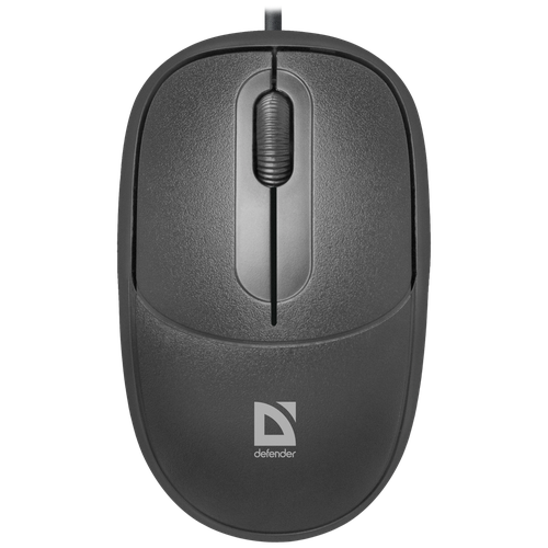 Мышь проводная Defender Datum MS-980 черный 41900₽