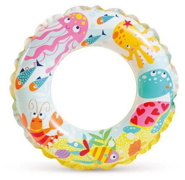 Круг INTEX надувной Under the Sea (Подводный мир), 3-6лет, диаметр 51 см