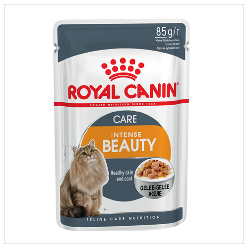 Влажный корм для кошек Royal Canin Intense Beauty кусочки в желе 85 гр (Вес упаковки, кг: 0.085)