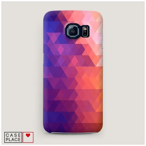 фото Чехол пластиковый samsung galaxy s7 edge геометрия 17 case place