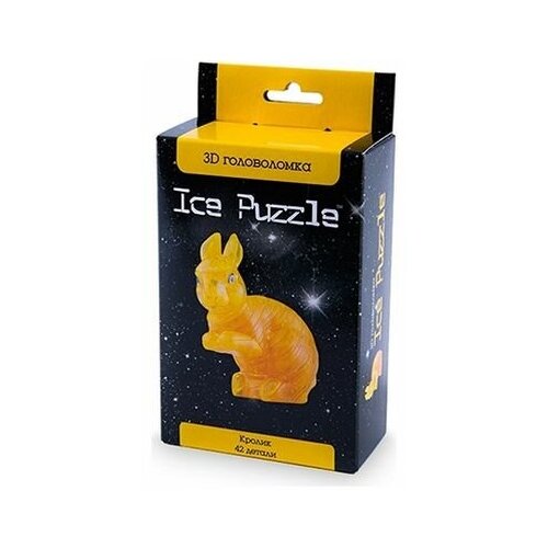 3D головоломка Ice puzzle Кролик золотой, Crystal Puzzle 0-113