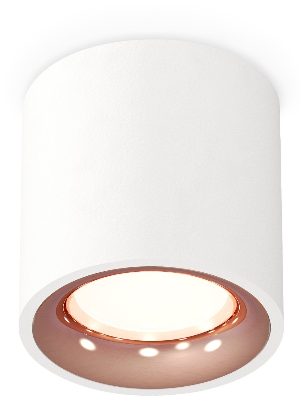 Комплект накладного светильника XS7531025 SWH/PPG белый песок/золото розовое полированное MR16 GU5.3 (C7531, N7015)