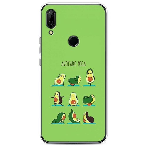 фото Силиконовый чехол "авокадо йога" на huawei p smart z / хуавей п смарт z case place