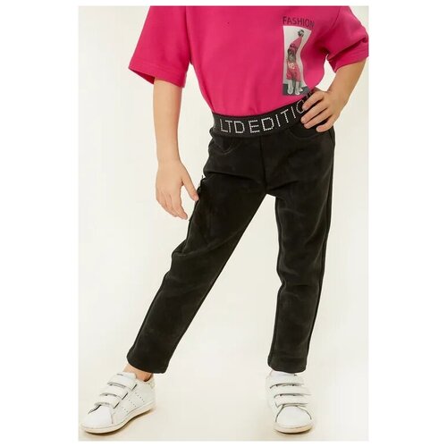 фото Брюки deloras, размер 110 см, черный, 19017