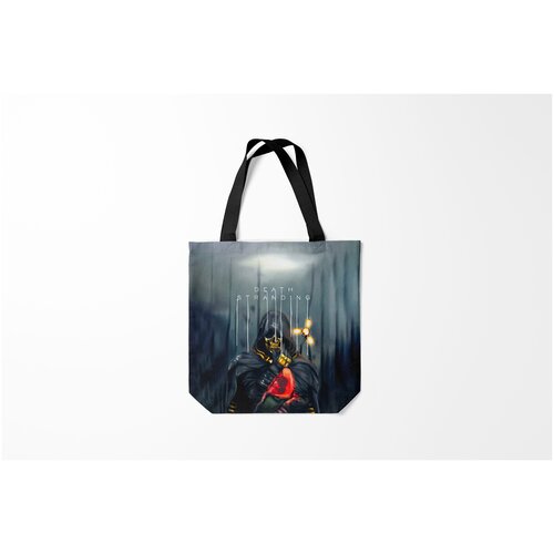 фото Сумка-шоппер / 40х40 см / геймерам / death stranding на спине burnettie